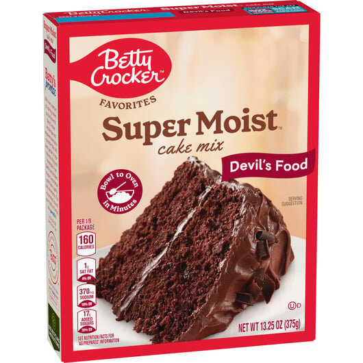 Betty Crocker Super Moist Devils Food Cake Mix 375g