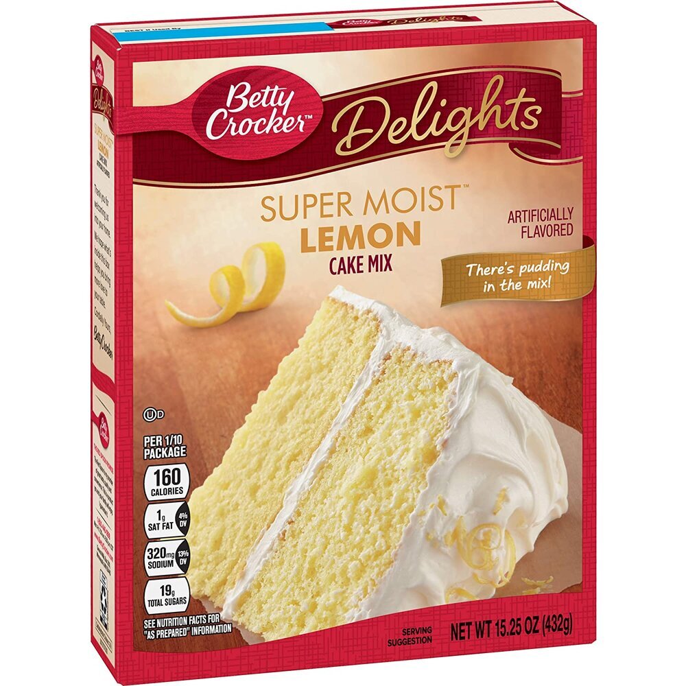 Betty Crocker Super Moist Yellow Cake Mix 432g 489