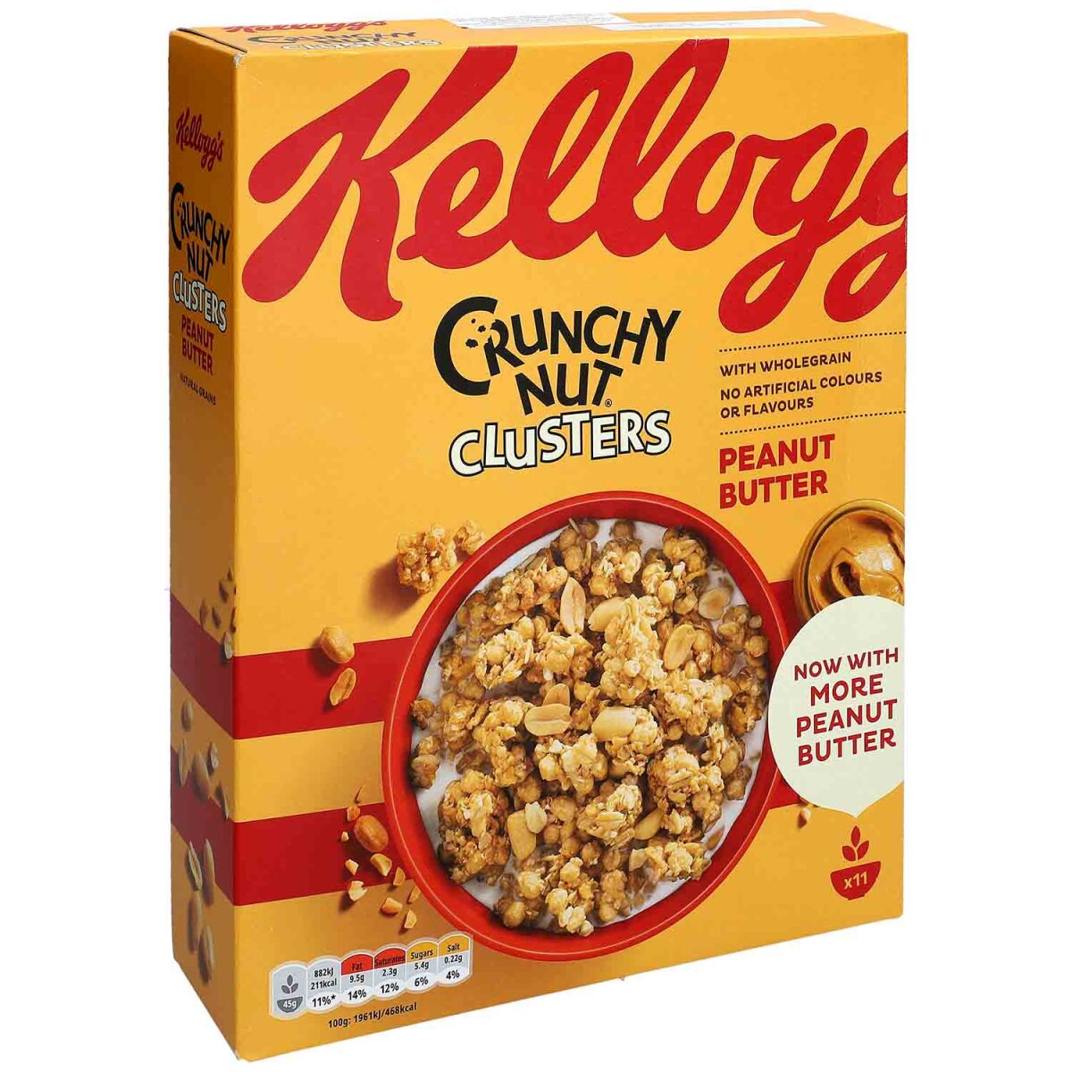 Kellogg's Crunchy Nut Peanut Butter Clusters 525g Kaufen, 6,99