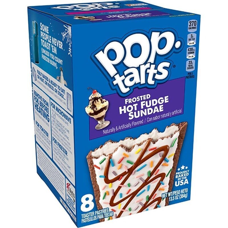 Kellogg S Pop Tarts Frosted Hot Fudge Sundae 8 Stück 384g 6 99