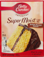 Betty Crocker Super Moist Cake Mix Butter Recipe Yellow 375g