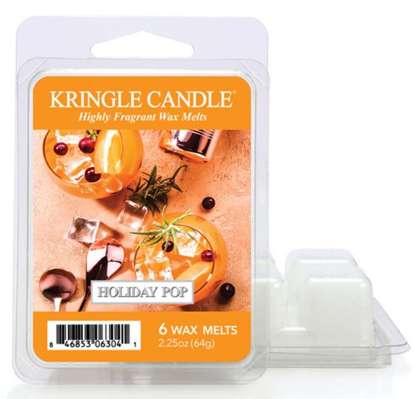 Kringle Candle Heritage in Fragrance Daylight Candle HOLIDAY POP 64g