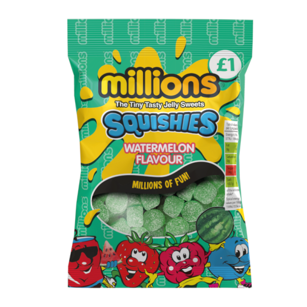 Millions Squishies Watermelon Flavour 120g