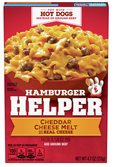 Hamburger Helper Cheddar Cheese Melt 133g (MHD 04.04.2024)