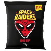 Space Raiders Beef Chips 70g