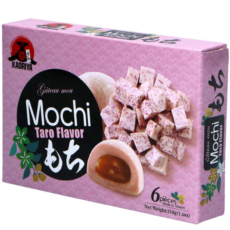 Mochi al Taro Dolce 210g(6 Pezzi), Taiwan Dessert [HK018458