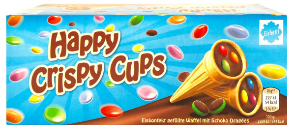 Happy Crispy Cups 100g