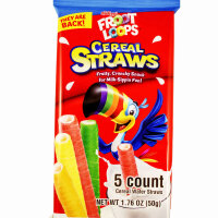 Kelloggs Froot Loops Cereal Straws 50g