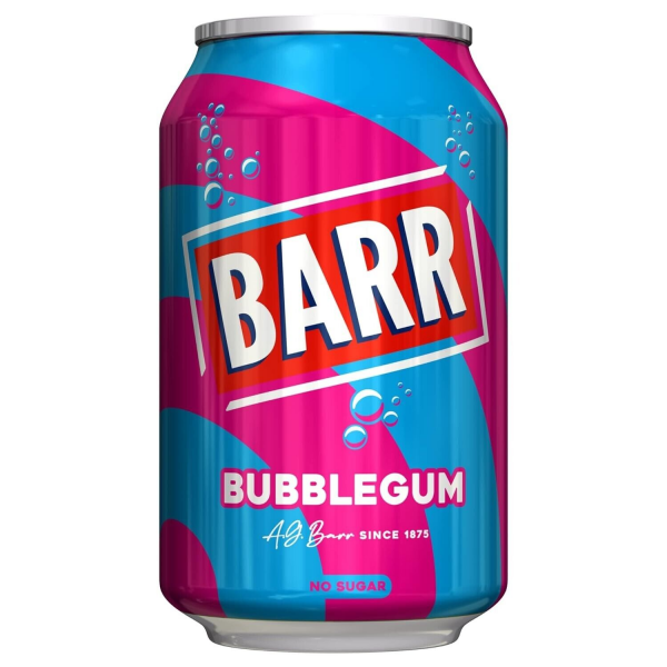 BARR Bubblegum NO SUGAR 330ml