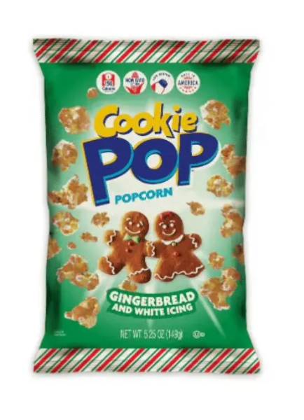 Cookie Pop Popcorn Iced Gingerbread 149g