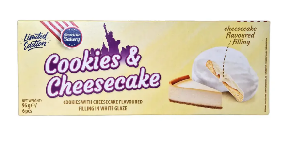 American Bakery Cookies & Cheesecake 96g