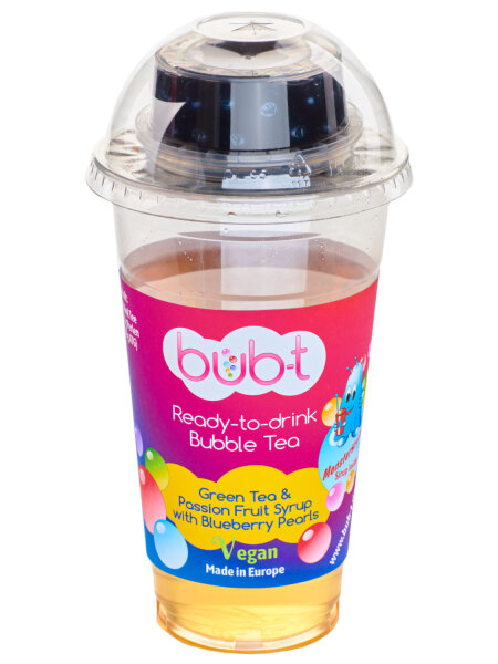 Bub-t Green Tea Passion Fruit Syrup & Blueberry Pearls 400ml + 60g