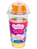 Bub-t Green Tea Lychee Syrup With  Peach Pearls 400ml + 60g