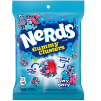 Wonka Nerds Gummy Clusters Very Berry 141g