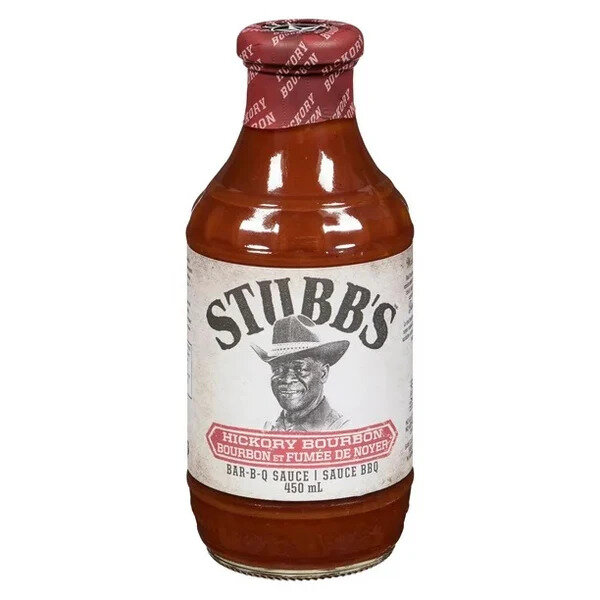 Stubbs Hickory Bourbon BBQ Sauce 450ml
