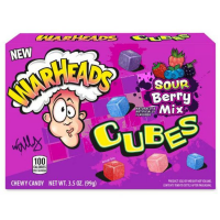 Warheads sour Berry mix Cubes 99g