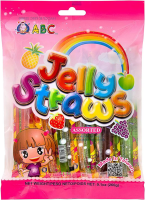 Funny Hippo Jelly Straws Assorted 260g