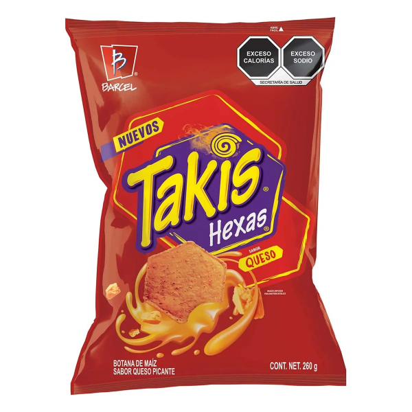 Takis Hexas Sabor a Queso 260g