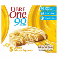 Fibre One 90 Calories - Lemon Drizzle Squares 5x24g