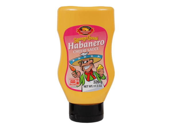 Old Fashioned Foods - Squeeze Cheese Habanero Cheese Sauce 326g