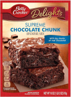 Betty Crocker Supreme Chocolate Chunk Brownie Mix 510g