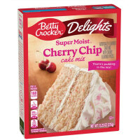 Betty Crocker Super Moist Cherry Chip Cake Mix 375g