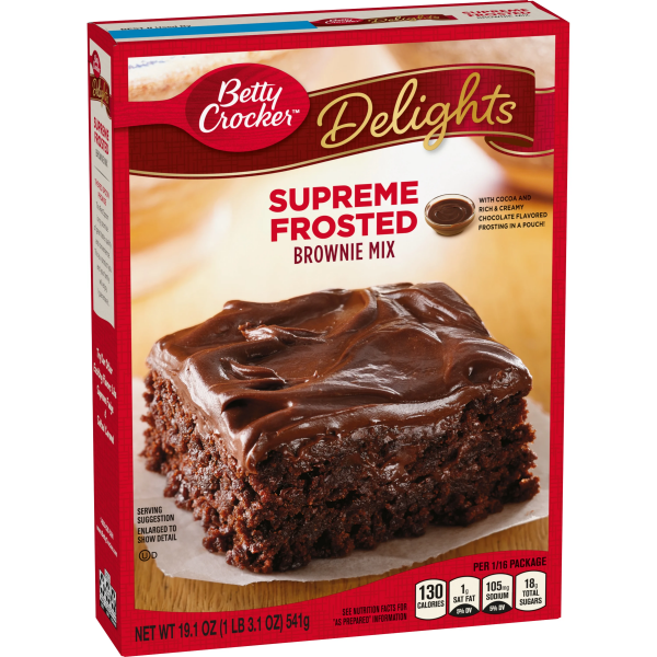 Betty Crocker Delights Supreme Frosted Brownie-Mischung 541 g