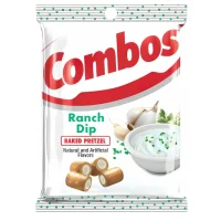 Combos Stuffed Snacks Ranch Dip Baked Pretzel 178g