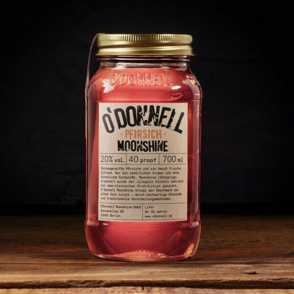 O´DONNELL  - MOONSHINE Pfrisich 700ml 20%vol.