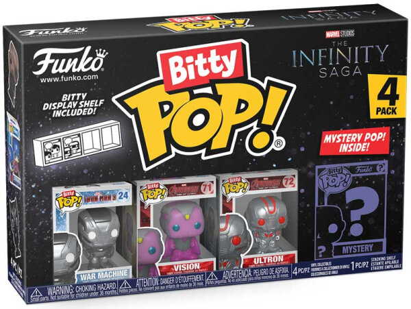 FUNKO POP! Bitty Pop Marvel Infinity Saga 4 Pack Series 2