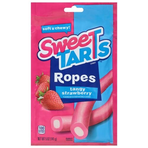 Sweet Tarts Ropes Tangy Strawberry Ropes 141g