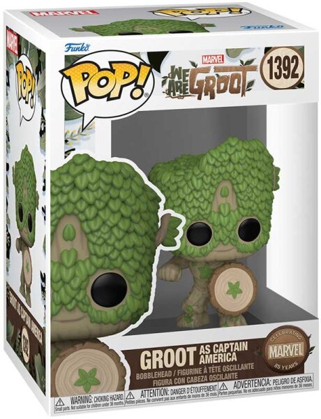 FUNKO POP! Marvel Groot as Captain America (1392)