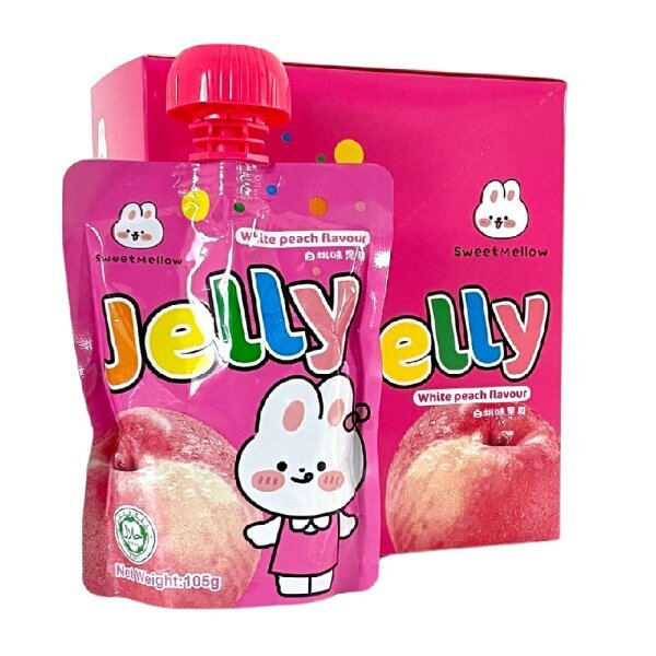 Sweet Mellow - Jelly White Peach 105g