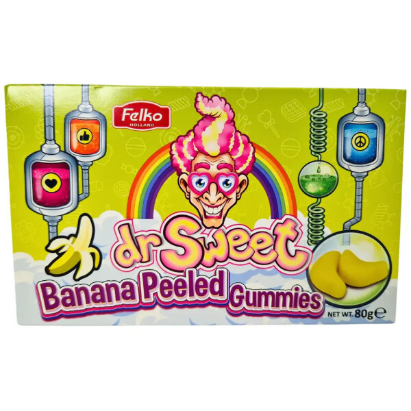 Dr. Sweet Banana Peeled Gummies 80g